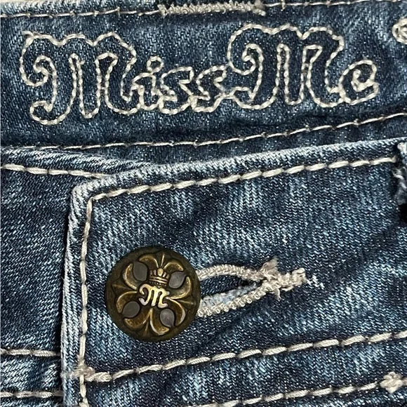 Miss Me Distressed denim bootcut Jeans size 28 - Picture 8 of 10